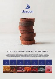 deZaan: Cocoa powders for professionals
