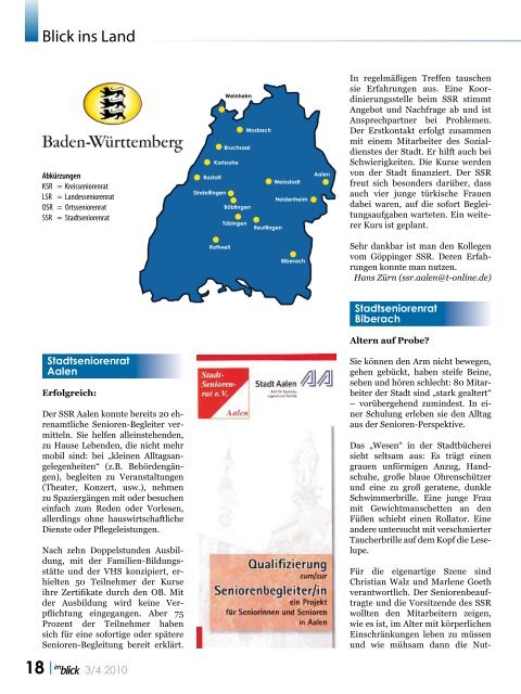Ausgabe 03/2010 - Der Landesseniorenrat Baden-Württemberg eV