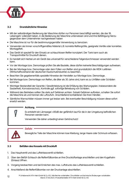 ATH-Heinl Changer accessories  ATH RB20-3 Multilingual