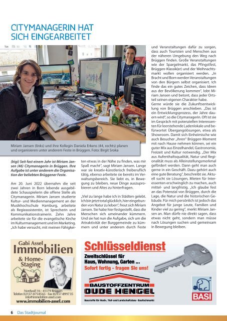 Das Stadtjournal-ose Mont Brüggen - Ausgabe April 2023