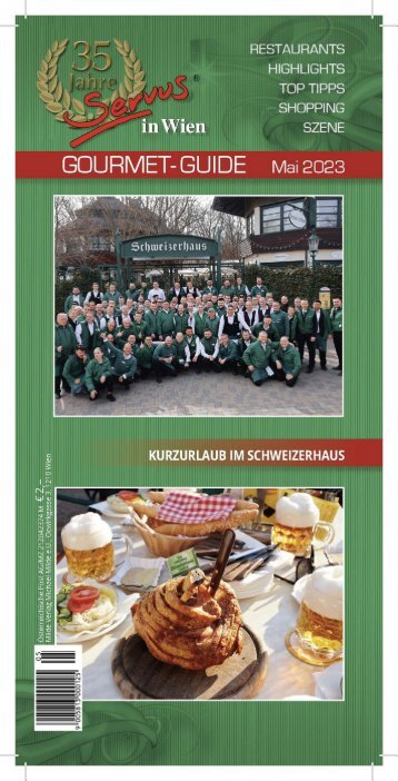 Servus in Wien - Mai 2023 - Sonderausgabe Schweizerhaus