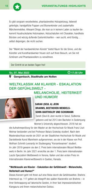 Schwarzwald Heftli  Mai - Juni 2023