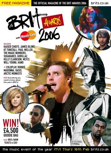 The BRIT Awards 2006 with Mastercard - Magazine