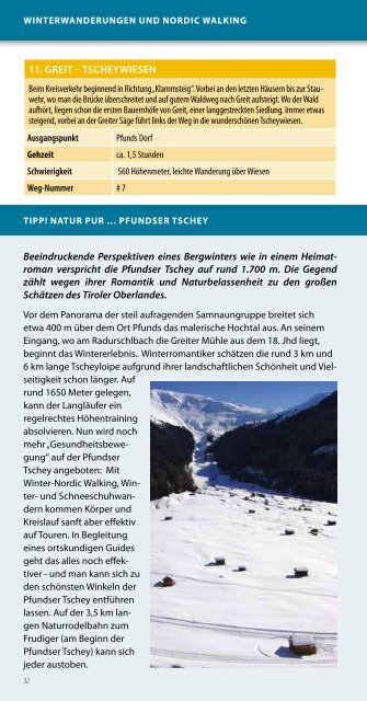 Winter- aktivitäten - Tiroler Oberland