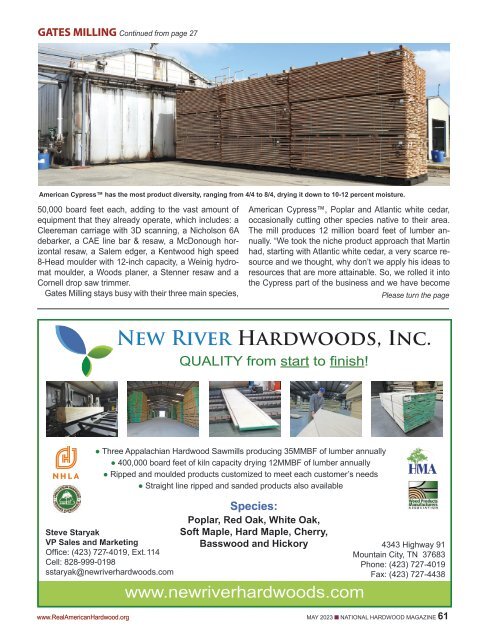 National Hardwood Magazine - May 2023