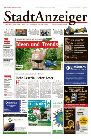 Stadtanzeiger Coesfeld kw 17