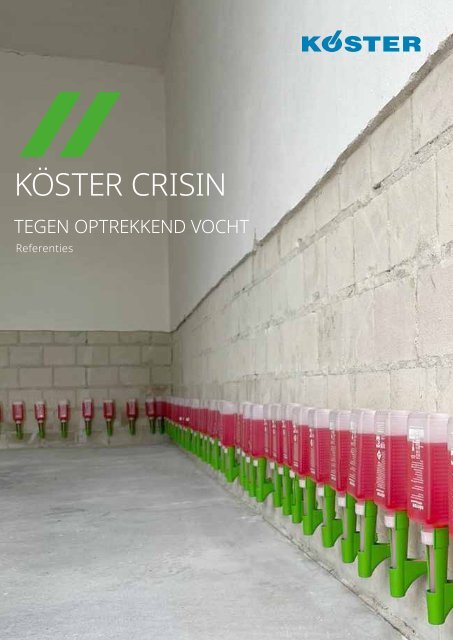 Brochure Referenties KÖSTER Optrekkend vocht bestrijding 2022