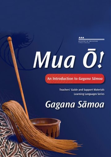 Mua Ō! An Introduction To Gagana Sā - Pasifika - TKI