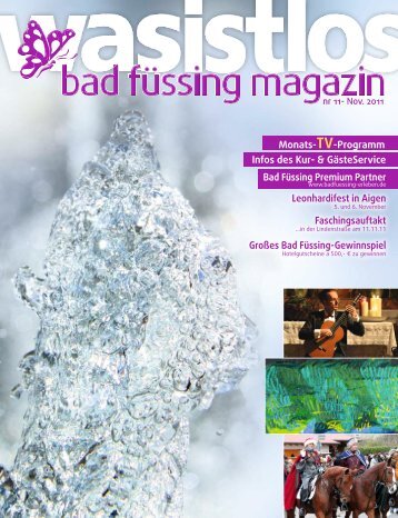 wasistlos badfüssing-magazin - Ausgabe November 2011