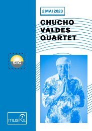 Chucho Valdés Quartet in Geneva, May 2nd, 2023, Victoria Hall