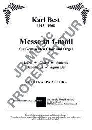 Messe in f-moll (für Gemischten Chor und Orgel)