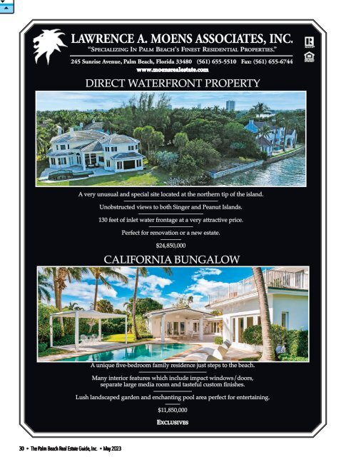 Palm Beach Real Estate Guide MAY 2023