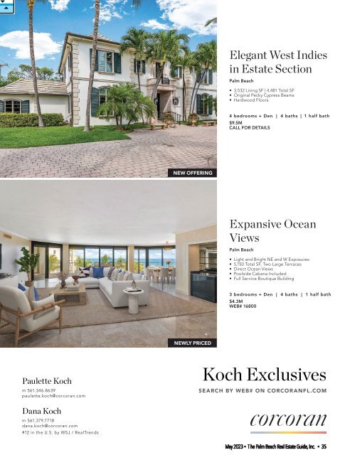 Palm Beach Real Estate Guide MAY 2023