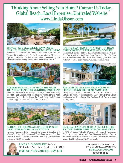 Palm Beach Real Estate Guide MAY 2023