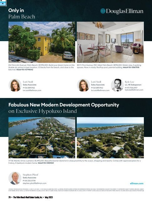 Palm Beach Real Estate Guide MAY 2023