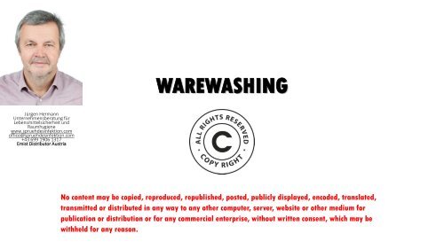 WAREWASHING - GOOD TO KNOW