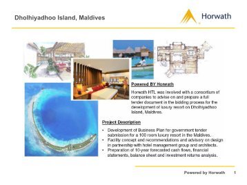 Dholhiyadhoo Island, Maldives - Horwath HTL