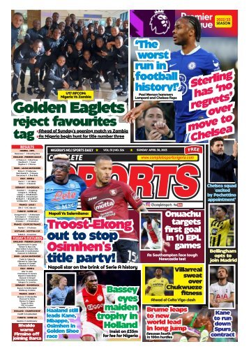 Complete Sports - Sunday, April 30, 2023