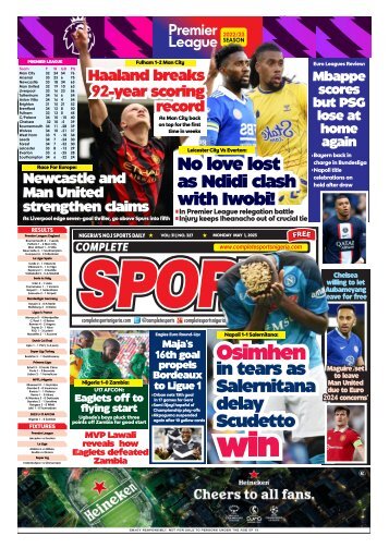 Complete Sports - Monday, May 1, 2023