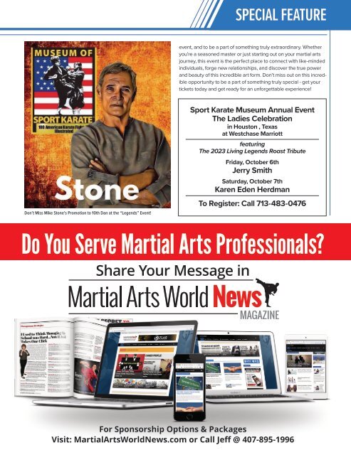 Martial Arts World News Magazine - Volume 23 | Issue 3