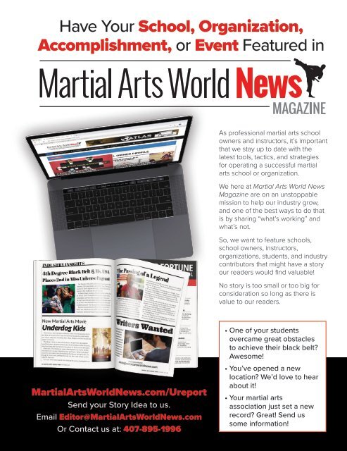 Martial Arts World News Magazine - Volume 23 | Issue 3