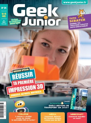 Geek Junior N°34 - mai 2023 - Extrait