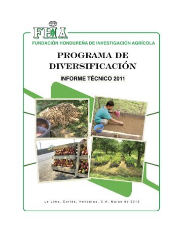 Programa de Diversificación - fundación hondureña de ...