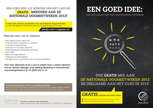 een goed idee: lid worden - optitrade