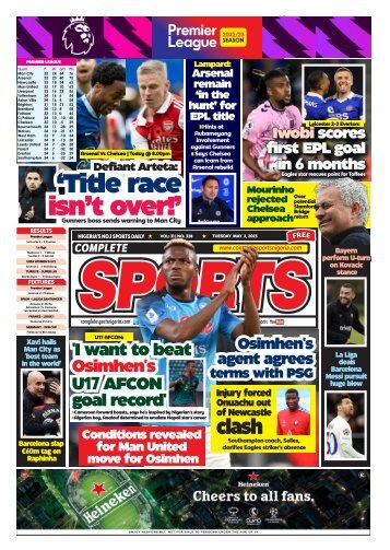 Complete Sports - Tuesday, May 2, 2023