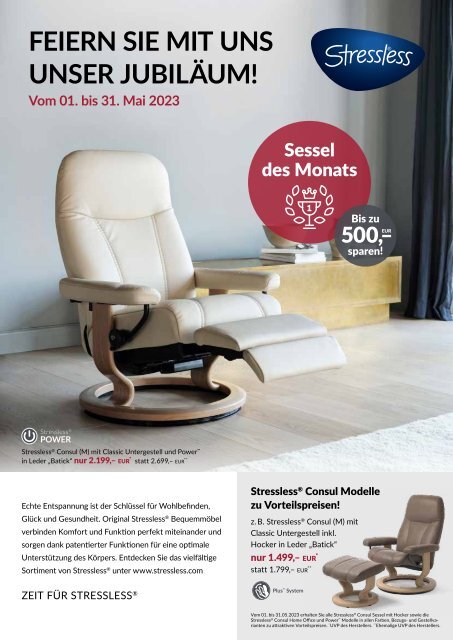 Stressless® Aktion Mai