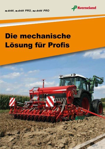m-drill PRO - Kverneland Group Download Centre
