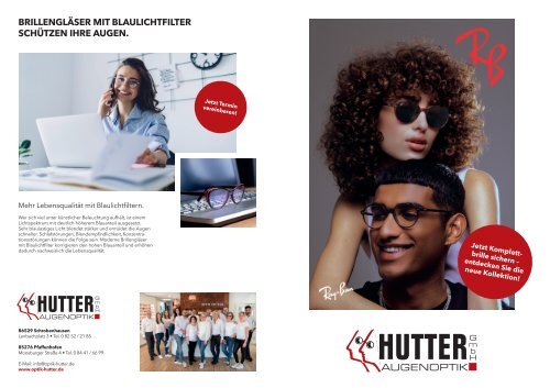 Komplettbrillen Aktion Hutter