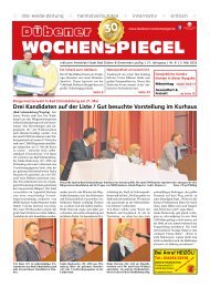 Dübener Wochenspiegel - Ausgabe 8 - Jahrgang 2023