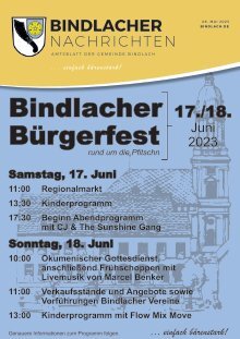 Bindlacher Nachrichten - Ausgabe 06.05.2023