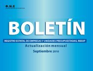 Actualización mensual Septiembre 2010 - Oficina Nacional de ...