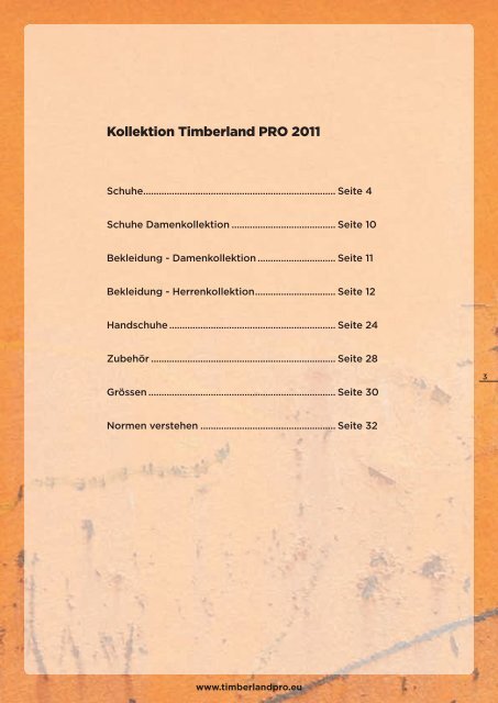 Kollektion Timberland PRO® Winter 2011 ... - City-Tools GmbH