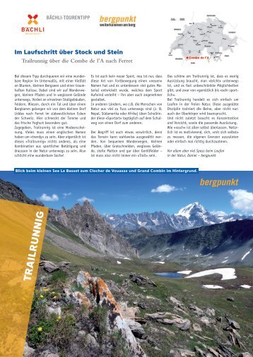 Tourentipp 04.2023 – Im Laufschritt über Stock und Stein