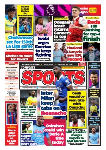 Complete Sports - Wednesday, May 3, 2023