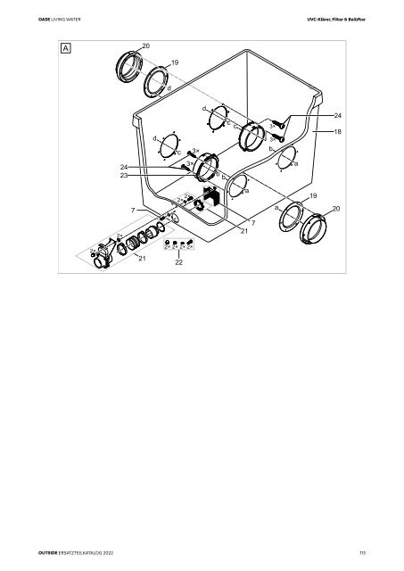 OASE Ersatzteilkatalog 2022 V1