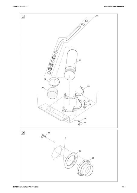 OASE Ersatzteilkatalog 2022 V1