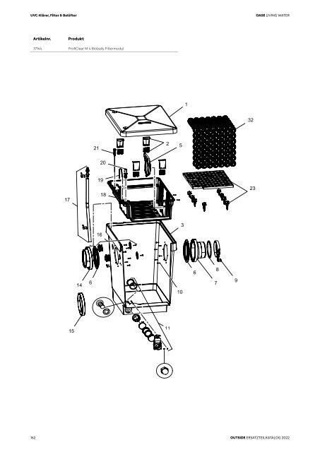 OASE Ersatzteilkatalog 2022 V1