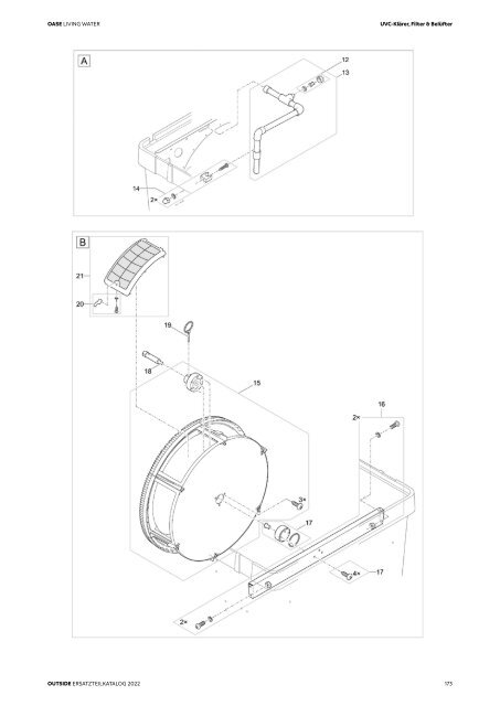 OASE Ersatzteilkatalog 2022 V1