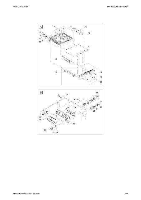 OASE Ersatzteilkatalog 2022 V1