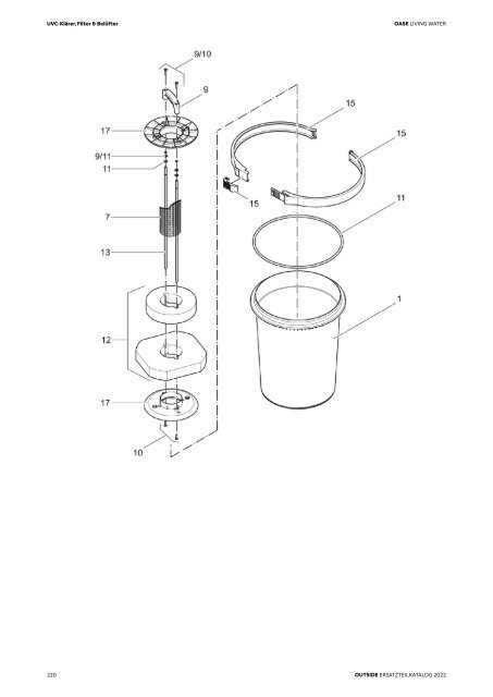 OASE Ersatzteilkatalog 2022 V1