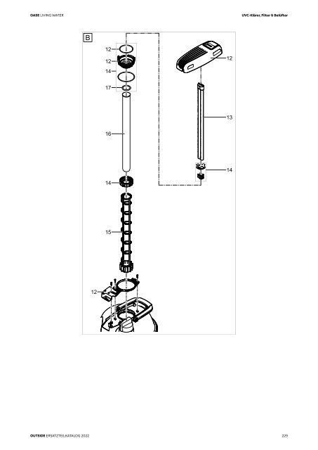 OASE Ersatzteilkatalog 2022 V1