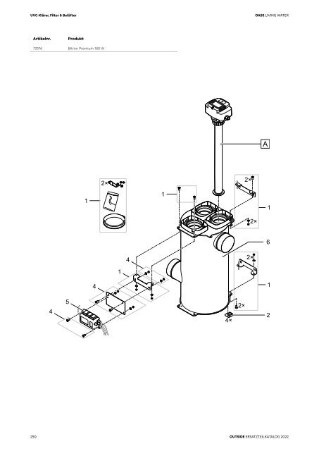 OASE Ersatzteilkatalog 2022 V1