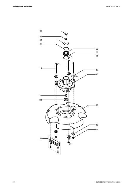 OASE Ersatzteilkatalog 2022 V1