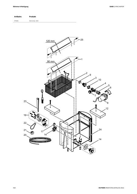 OASE Ersatzteilkatalog 2022 V1