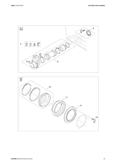 OASE Ersatzteilkatalog 2022 V1