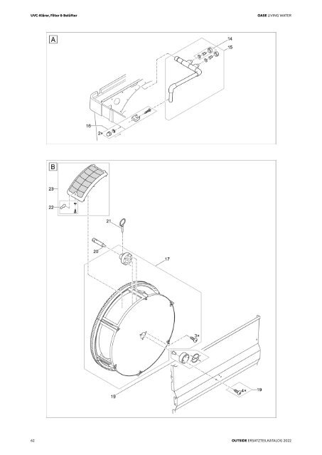 OASE Ersatzteilkatalog 2022 V1